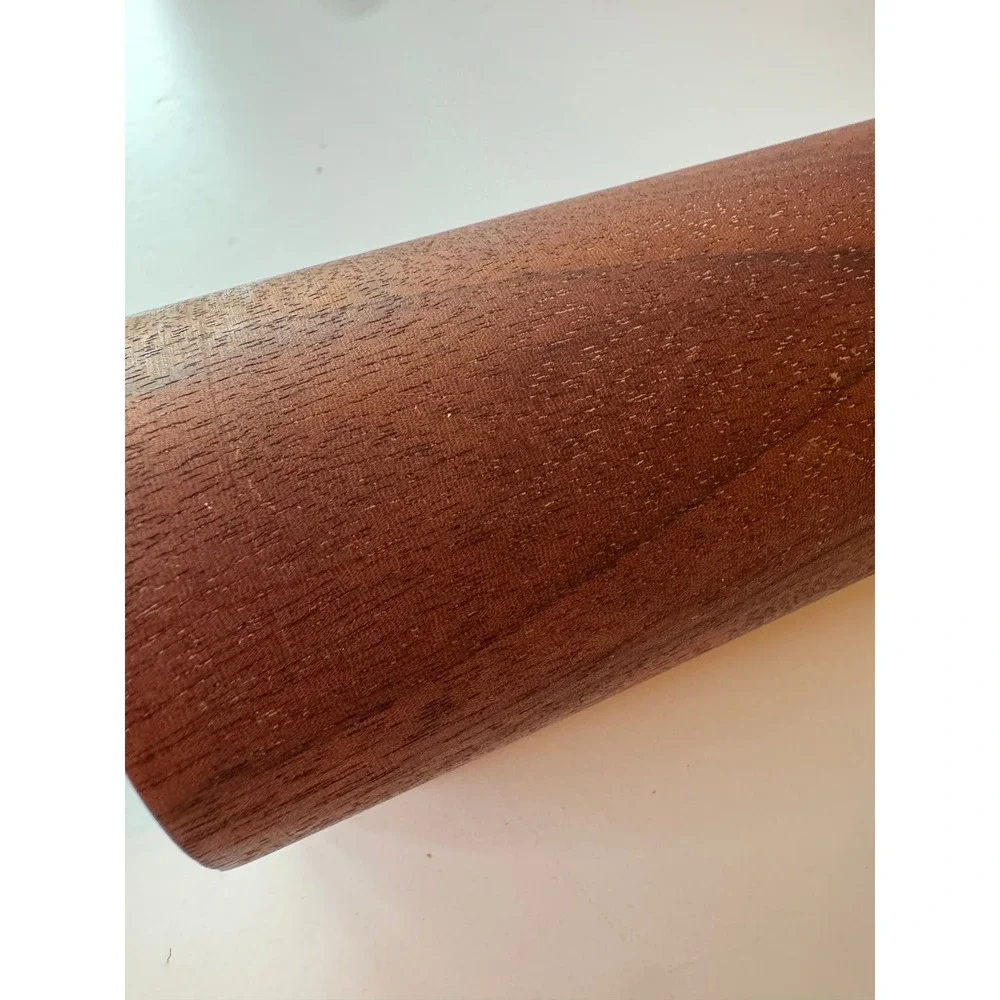 VTG Solid Hardwood Rolling‎ Pin One Piece Heavy Artisan Turned Wood Baker Tool